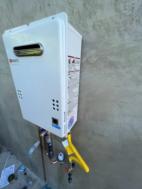 Tankless water heater installation for Shandin Hills homes