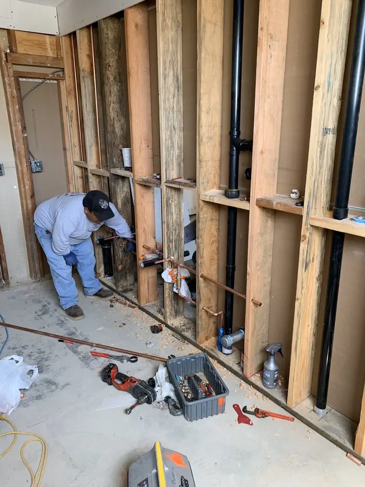 Commercial rough-in plumbing for Water Heater Replacement in Shandin Hills